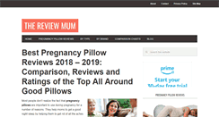 Desktop Screenshot of pregnancypillowreviews.org