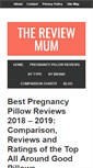 Mobile Screenshot of pregnancypillowreviews.org